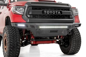 Toyota Tundra Front Bumper - Rough Country - Prerunner, High Clearance - '14-'21 Toyota Tundra Front Bumper - Rough Country - Prerunner, High Clearance - '14-'21